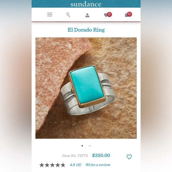 SS Turquoise Ring - Picture 9 of 10